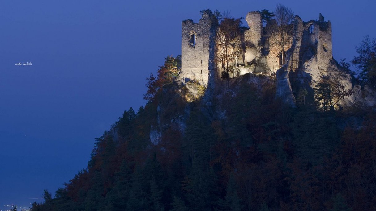 Hričovský hrad Autor: Rudo Mlich źródło: https://sk.wikipedia.org/wiki/Hri%C4%8Dov_(hrad)#/media/S%C3%BAbor:Hri%C4%8Dov.jpg