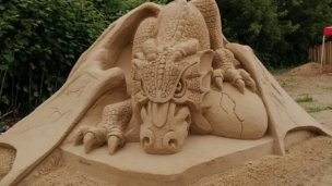 Rzeźby z piasku Bojnic 3
