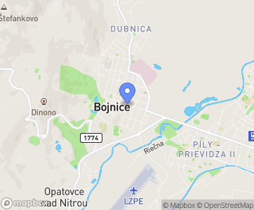 Penzión Mado Bojnice - Mapa